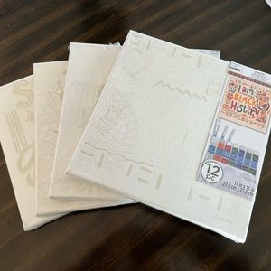 Artist’s Loft Black History canvas painting kits.